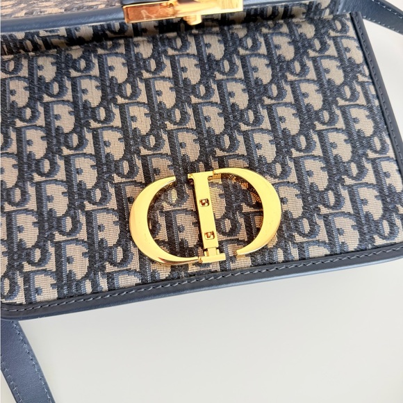 Dior Blue and Gold Crossbody Bag - Picture 5 of 7